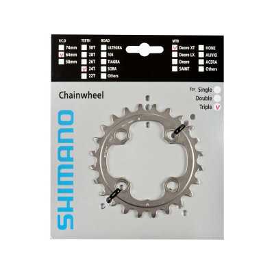 Звезда шатунов Shimano FC-M780 DEORE XT, 24зуб. АЕ